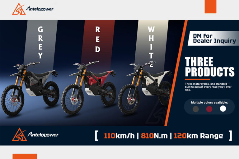 Electric Enduro Dirt Bike: LA25 Elite Machine in 3 Colorways